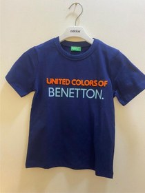 Resim United Colors Of Benetton Erkek Çocuk Lacivert T-shirt Bnt-b21361 Çok Renkli 