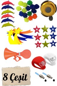 Resim hırdawhat Bisiklet Dekoratif Süs Seti 8 Parça 