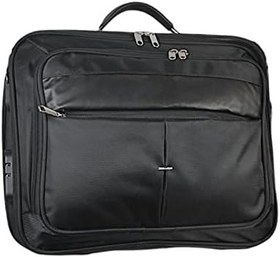 Resim Unisex 15.6'' Siyah Çelik Kasalı Laptop Evrak Notebook Bilgisayar Çantası 
