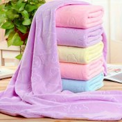 Resim 1 Adet Büyük Plaj Havlusu - Lüks Mikrofiber Hızlı Kuruyan Solma Dirençli Havlu Kabartmalı Bulut Desenli, Lavanta Pembe Sarı Açık Mavi, Çağdaş Spa & Ev Dekoru, Hızlı Kuru Havlu | Kabartmalı Desen | Mikrofiber Kumaş 