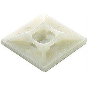 Resim Yapışkan Kablo Kroşesi 27X27 Beyaz Weidmüller (1 Paket=100 Adet) 