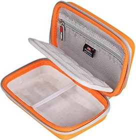 Resim FBLFOBELI EVA Sert Saklama Kılıfı Nintendo 2DS XL ile Uyumlu 8 Oyun Kartına Uygun (Sadece Turuncu Kılıf) 