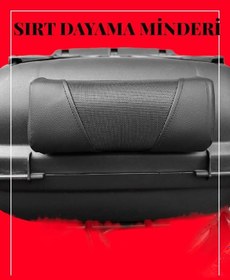 Resim Motosiklet Topcase Çanta Sırt Dayama Minderi 