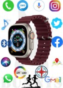 Resim Bunnys Reeder P13 Blue Max Uyumlu Akıllı Saat Konuşma Özellikli Watch 8 Ultra 49MM AMOLED EKRAN 