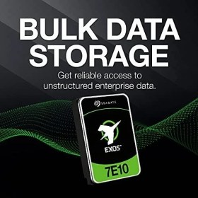 Resim Exos 7E10 10 Tb Dahili Sabit Disk HDD - 3,5 Inç 512E/4KN Sas 6 Gb/sn, 7200 Rpm, Işletme, Veri Merkezi Için 256 MB Önbellek ve 2m Mtbf (ST10000NM017B) 