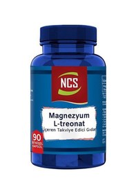 Resim Ncs Magnezyum Magnesium L-Threonate Vejeteryan 90 Bitkisel Kapsül 3 Adet 