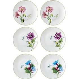 Resim The Mia Blomma Pasta Tabağı 6 Kişilik 