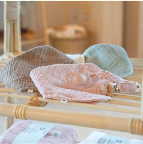 Resim Bibs Bandana Bib - Blush 