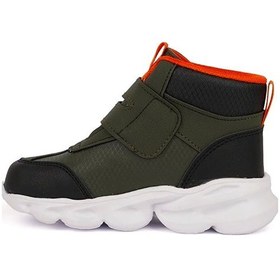 Resim Cool Haki Cırtlı Işıklı Hafif Taban Erkek Çocuk Bot Haki 
