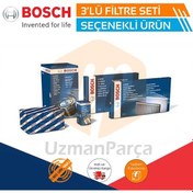 Resim Corolla 1.33 1.6 Benzinli Bosch Filtre Bakım Seti 2009-2018-Hava+Yağ+Standart Polen 