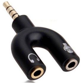 Resim HADRON Moda Kulaklık Mikrofon Çoklayıcı 3.5 Mm Splitter Switch Stereo Dönüştürücü 