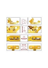 Resim Motosiklet Katlanır Plakalık Cnc Metal -ledli- Sinyal Bağlantılı Mavi 