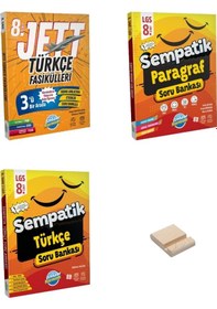 Resim Lgs 8. Sınıf Türkçe Ve Paragraf Jett Fasiküller Ve Soru Bankası 3lü Set 