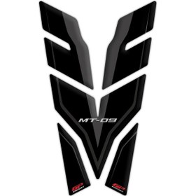 Resim GP Kompozit Yamaha MT-09 2021-2023 Uyumlu Tank Pad Seti Siyah 