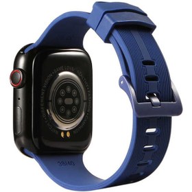 Resim Apple Watch 38mm KRD-23 Silikon Kordon Lacivert - Lacivert 