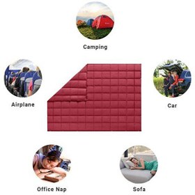 Resim King Camp Smart Waterproof Blanket-Crimson 540 Kırmızı Uyku Tulumu 