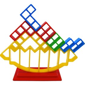 Resim Denge Tetrisi & Adel Pastel Boya & Bayrak & 2'li Balon Hediye Seti 