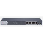 Resim DS-3E0518P-E-M 16 Port 10-100-1000 Mbps POE Gigabit Switch Hikvision