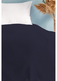 Resim Çift Kişilik Lacivert Dama Desenli Pike. Damalı Otel Pikesi 200 X 230 Lacivert 