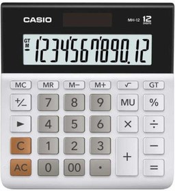 Resim Casio Mh-12-We 12 Hane Masaüstü Hesap Makinesi 