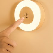 Resim Dokunmatik Kontrollü LED Işık, Sıcak Sarı/Sıcak Beyaz/Doğal Parlak, Çocuk Odası, İç Mekan Aydınlatma için Dekoratif Lamba, Yatak Başucu Lampası, Kablosuz Şarj Edilebilir Masa lambası, Çalışma Oda ve Oturma Alanlarına Uygun, Çağdaş İnteriyör Tasarımı ile Minimalist dekor 