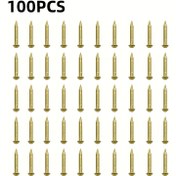 Resim 100 Paket 6/8/10mm Pirinç Çivi - Parlatı Altın Kaplama, Dayanıklı Metal Yapı DIY Projeleri, Mobilya Onarımı ve Ev İyileştirme, DIY Projeleri Çivileri, Mobilya Onarımı Temel Gereksinimleri, Şık Metalik Çiviler, Parlatı Çiviler 