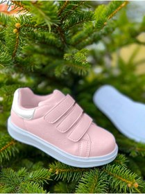 Resim Vicco Orjinal Kız Çocuk Micro Fiber Ortopedik Taban Pudra Günlük Sneaker Spor Ayakkabı Girl Child Shoes 