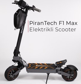 Resim PiranTech F1 Max Elektrikli Scooter 2000W Güç - Turuncu 