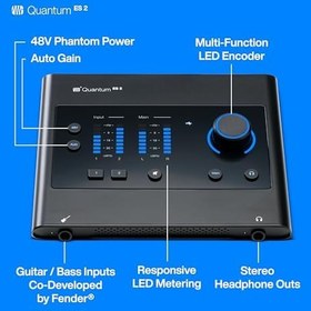 Resim PreSonus Quantum ES2-2 x 2, 24-bit / 192 kHz Ses Kartı, 6 Aylık Studio One+ Üyeliği 