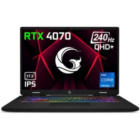 Resim Game Garaj Slayer4 7XL-4070 C2 Intel Core i7 14700HX 32GB RAM 1TB SSD RTX4070 17" QHD 240Hz IPS FreeDOS Dizüstü Bilgisayar + Çanta 