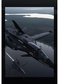 Resim Jet Uçak Havacılık Kanvas Tablo 