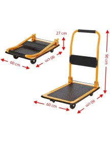Resim Titi 6482 Katlanır Paket Taşıma Arabası 300 kg 