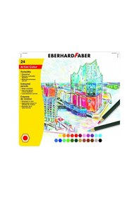 Resim Supertrend Artist Color Kuru Boya Kalemi Seti 24 Renk Metal Kutu Görsel Rengi 