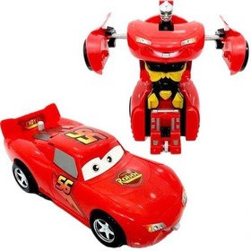 Resim Robota Dönüşen Çek Bırak - Araba 