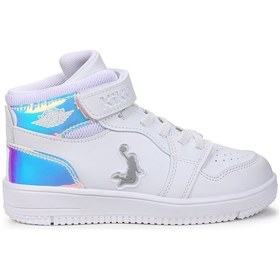 Resim Kiko Kids Hayka Cırtlı Basketbol Erkek/kız Çocuk Spor Ayakkabı Beyaz - Hologram Beyaz - Hologram 
