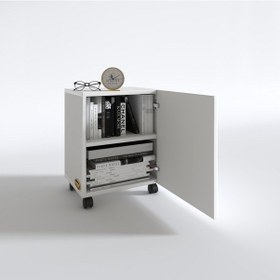 Resim Kenzlife mutfak dolabı mine 048*030*032 byz kapaklı tekerlekli banyo evrak ofis kitaplık ayakkabılık kiler 