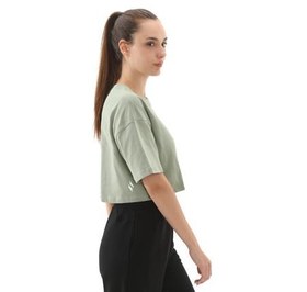 Resim Skechers W Crop Fit Graphic Tee Kadın T-Shirt Yeşil 