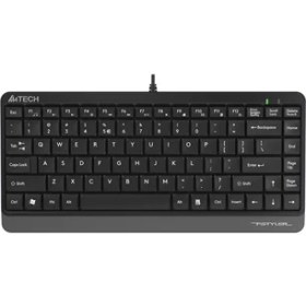 Resim A4Tech A4 Tech FK11 USB Q Trk Mini Siyah/gri Multimedya Klavye 