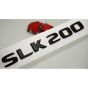 Resim SLK 200 Bagaj Parlak Siyah ABS 3M 3D Yazı Logo ORJİNAL ÜRÜN AYNI GÜN ÜCRETSİZ KARGO