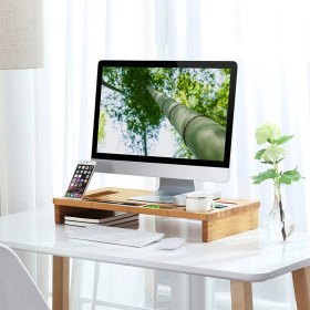 Resim Hommy Aydın Ahşap Monitor ve Laptop Standı 