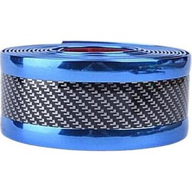 Resim Mavi Panel Trim Etiket Fiber Aşınmaya Dayanıklı Karbon Güçlü Doku Çizilmeye Dayanıklı Yapışkan Kaymaz Koruyucu Solmaz 