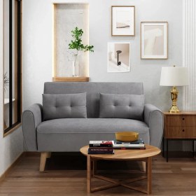Resim Mini Kanepe, Minimalist Kanepe, 120 cm Koltuk, Kompakt Kanepe 