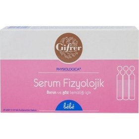 Resim Gifrer Serum Fizyolojik 5 ML x 20 Flakon 