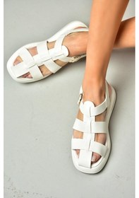 Resim Fox Shoes S518106009 Beyaz Kadın Sandalet Beyaz 