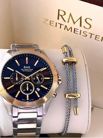 Resim Rms Romanson İç Fonksiyonları Aktif Özel Seri Kararmaz Renk Atmaz 5 Atm Erkek Kol Saati Ag1577.08 Gümüş - Sarı 