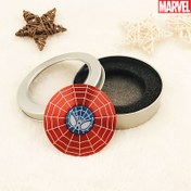 Resim 1 adet Örümcek Adam Fidget Spinner - Kırmızı ve Mavi Titanyum Alaşımlı Elde Taşınan Döner Top, Stres Giderici Parmak Spinner, Tatiller veya Doğum Günleri için İdeal Hediye, Örümcek Fidget Oyuncak 