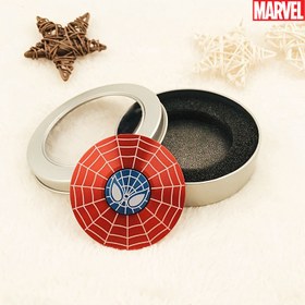 Resim 1 adet Örümcek Adam Fidget Spinner - Kırmızı ve Mavi Titanyum Alaşımlı Elde Taşınan Döner Top, Stres Giderici Parmak Spinner, Tatiller veya Doğum Günleri için İdeal Hediye, Örümcek Fidget Oyuncak 