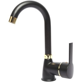 Resim Faumix E.M.A Gold - Siyah Lavabo Bataryası 