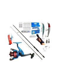 Resim Oslo 3000 240cm 20-40gr Remixon Double Blackrapala Maket Balık Spin Olta Takımı Seti 