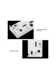 Resim 60X-100X Uv Led Işıklı Cep Telefon Klipsli Mikroskop Büyüteç 